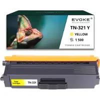Evoke Toner für Brother TN321Y-321Y TN321Y Gelb (yellow) | Ersatz für HL-L8350CDW MFC-L8850CDW MFC-L8650CDW MFC-L8850CDW