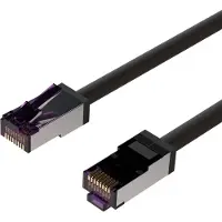 Shiverpeaks S/CONN maximum connectivity FL31-28075, 10 m, Cat6a, S/FTP (S-STP), RJ-45, RJ-45, Schwarz, Violett