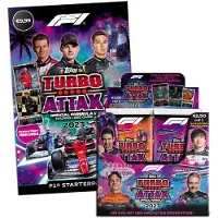 Topps - Turbo Attax Formel 1 2023 - 1 Starter + 1 Display (24 Booster)
