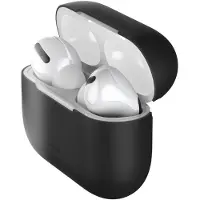 Baseus 360 Grad Vollschutz Silikon Case Gel Ladetasche Schutztasche Hülle Case kompatibel mit Airpods Pro Schwarz