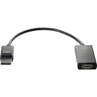 HP DisplayPort to HDMI True 4K-Adapter, DisplayPort, HDMI Typ A (Standard), Stecker, Buchse, Schwarz, China
