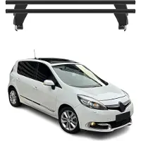 Menabo Dachträger Grundtäger für Renault Grand Scenic 2013-2016 ABE Alu Schwarz