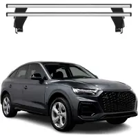 Menabo Dachträger Grundtäger für Audi Q5 FYT Sportback 2021-25 Alu Silber 2x