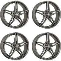 CARMANI 4 Felgen 15 Oskar 6.5x16 ET40 5x114.3 HYP für Nissan 200SX Almera Juke Leaf Maxima Primera Pulsar Qashqai