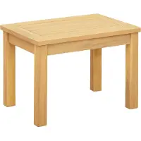 Syfax Couchtisch Helles Akazienholz 50 x 35 x 36 cm Massivholz Akazie