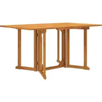 Syfax Garten-Klapptisch Butterfly 150x90x75 cm Massivholz Teak