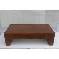 AEA Couchtisch Wohnzimmertisch Truhe Beistelltisch in Vintage Tisch 147x85cm Leder
