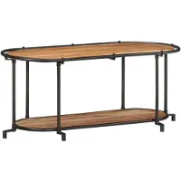 Syfax TV-Schrank 100x42x40 cm Massivholz Akazie