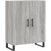 Syfax Sideboard Grau Sonoma 69,5x34x90 cm Holzwerkstoff