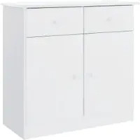 Syfax Sideboard ALTA Weiß 77x35x73 cm Massivholz Kiefer