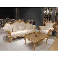 AEA Sofa 3+3 Sitzer Chesterfield Luxus Sofa 2tlg. Sofagarnitur Klassisch Möbel