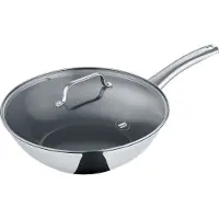 Berndes Wokpfanne 30 cm, Edelstahl, poliert - b.brilliant PFAS-frei