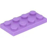 LEGO 50 Stück 3020 Platten Plates 2x4 Part Basic 50 Mittleres Lavendel