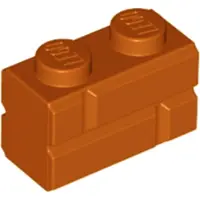 LEGO 100 Stück , Teile Nr. 98283 in Dunkelorange (Dark Orange)