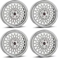BORBET 4 Felgen B 8.0x17 ET45 5x112 SIL für Seat Altea Ateca Exeo Leon 5x112 SIL für Seat Altea Ateca Exeo Leon Aluräder