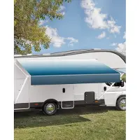 StarTech.com RV Markise 610cm - Manuelle Außenmarkise für Wohnmobile - Wasserdichtes und Einziehbares Sonnendach