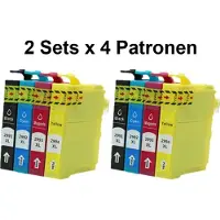Inkpro 2 Sets kompatible Tintenpatronen T2991, T2992, T2993, T2994, T29 XL für Epson XP-235 245 247 255 257 332 335 342 345 352 355 432 435 442 445 452 455