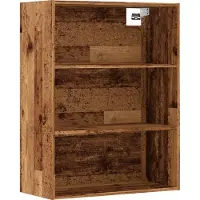 Syfax Wandregal Altholz-Optik 69,5x32,5x90 cm