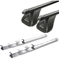 VDP Dachträger Fix&Slide kompatibel mit für BMW 1er (E87 5 Türer) 11/2004 - 06/2011