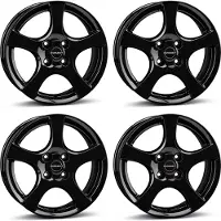 BORBET 4 Felgen F 6.0x15 ET40 4x100 SW für Toyota Aygo Corolla iQ Yaris 4x100 SW für Toyota Aygo Corolla iQ Yaris Aluräder