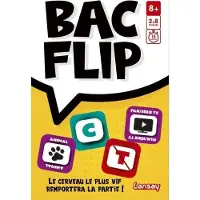 Lansay BAC FLIP Gesellschaftsspiel von , Wortspiel, Buchstaben Spiel, Ab 8 Jahren, Fördert schnelles Denken