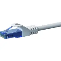 Danicom CAT6a Netzwerkkabel 100% Kupfer - U/UTP - 10 Meter - Weiß