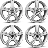 BORBET 4 Felgen CWD 7.0x17 ET55 5x120 SIL für VW Amarok T5 T6 T6.1 Multivan T6.1 Transporter T7 5x120 SIL für VW Amarok T5 T6 T6.1 Multivan