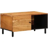 Syfax Couchtisch 80x50x40 cm Massivholz Akazie