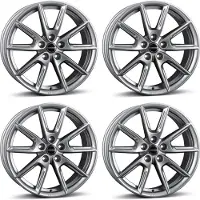 BORBET 4 Felgen LX18 8.0x18 ET44 5x112 GREYGL für Skoda Karoq Octavia Superb Yeti 5x112 GREYGL für Skoda Karoq Octavia Superb Yeti Aluräder