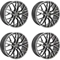 CARMANI 4 Felgen 20 Ludwig 8.5x19 ET45 5x108 HYPP für Renault Espace Vel Satis