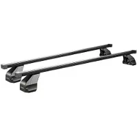 Menabo Omega | Dachträger Tesla - S 100D 2012-2017 - Stahl - Länge 130 cm - Tragkraft 75 kg - 2er-Pack