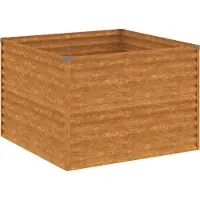 Syfax Hochbeet 100x100x69 cm Cortenstahl