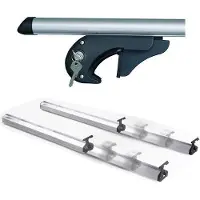 VDP Dachträger Relingträger Brio Fix&Slide kompatibel mit für Skoda Fabia Kombi ab 01 Alu