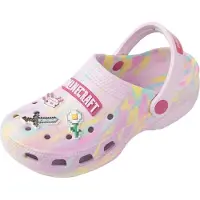 Minecraft - Figuren Clogs für Mädchen NS9410 (33 EU) (Bunt bedruckt)