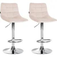 CLP 2er Set Barhocker Jerry Samt, Farbe:Dunkelgrau, Gestell Farbe:schwarz