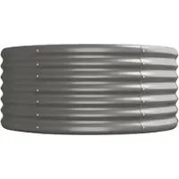 Syfax Hochbeet Verzinkter Stahl 512x80x36 cm Grau