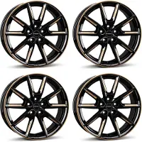 BORBET 4 Felgen LX18 8.0x18 ET40 5x112 SWGOLD für Ford Galaxy Transit/Tourneo 5x112 SWGOLD für Ford Galaxy Transit/Tourneo Aluräder