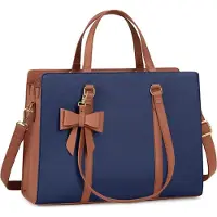 Sonstiges Damen Handtasche Shopper Schwarz Laptoptasche 15.6 Zoll Kunstleder Umhängetasche Business Schule