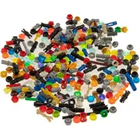 LEGO 200 Kleinteile 40g Sondersteine Technic Classic Steine zufällig gemischt
