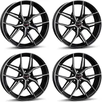 BORBET 4 Felgen QX 8.0x19 ET40 5x112 SWMP für Mini Cabrio Clubman Cooper S Countryman One 5x112 SWMP für Mini Cabrio Clubman Cooper S