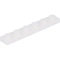 LEGO 1x6 Platte 3666 - 50 Stück Weiß