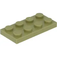 LEGO 2x2 Platten 3020 - 50 Stück Olivegrün