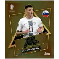 Topps SVN SP - Benjamin Sesko - Star Player - Gold Signiture - 2024