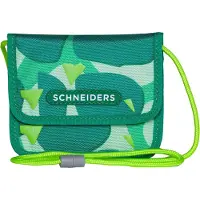 Schneiders Brustbeutel Geldbörse Neck Pouch Dino Dance grün