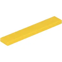 LEGO 1x6 Fliesen 6636 - 250 Stück Gelb