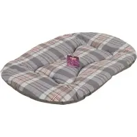 Tyrol Hundebett Oval, Toronto Kissen, 100 x 60 x 3 cm, Groß, Schaumstoffflocken Füllung, Waschbar bei 30°C