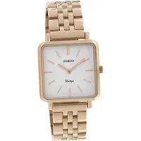 Oozoo Damen Armbanduhr rosegold Analog matt Timepieces Metallarmband D2UOC9958A