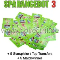 Topps Match Attax - Spar 3 - Saison 11/12 - 100 verschiedene Base Karten + 5 Starspieler/Top Transfers + 5 Matchwinner