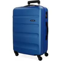 Joumma Bags ROLL ROAD Flex Blau, ABS Reisekoffer, 65x46x23cm, 56L, 5849263 (mittel)