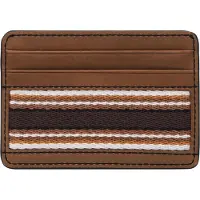 Fossil Kartenhalter Everett Card Case Medium Brown braun